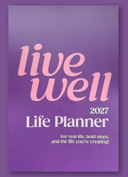 2027 Live Well Life Planner