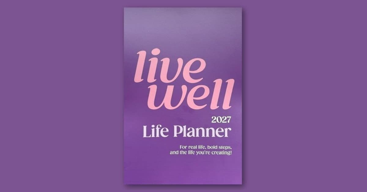 2027 Live Well Life Planner