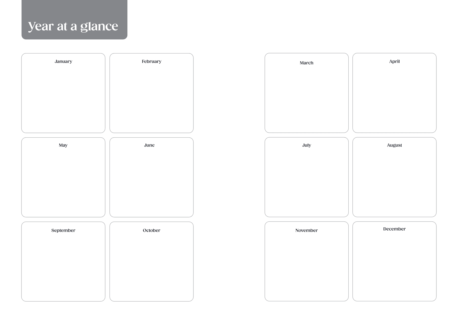 The whole view pages from the Live Well Life Planner