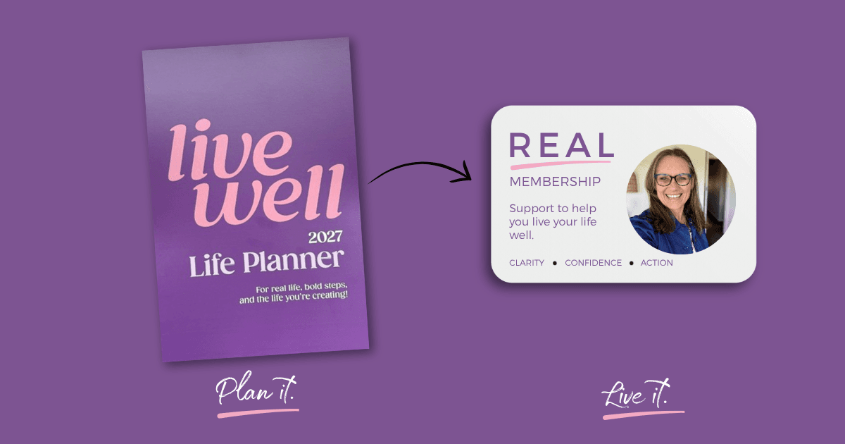 2027 Live Well Life Planner + REAL Membership
